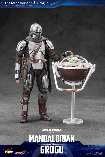 スター・ウォーズ（星球大戰） マンダロリアン&グローグー 動作手辦
