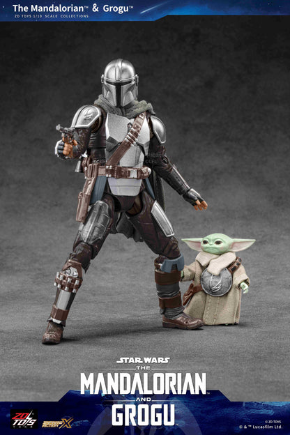 スター・ウォーズ（星球大戰） マンダロリアン&グローグー 動作手辦