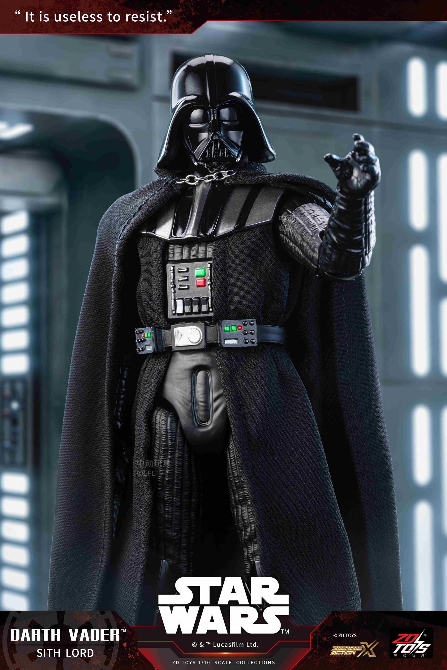 スター・ウォーズ（星球大戰） ダース・ベイダー 動作手辦