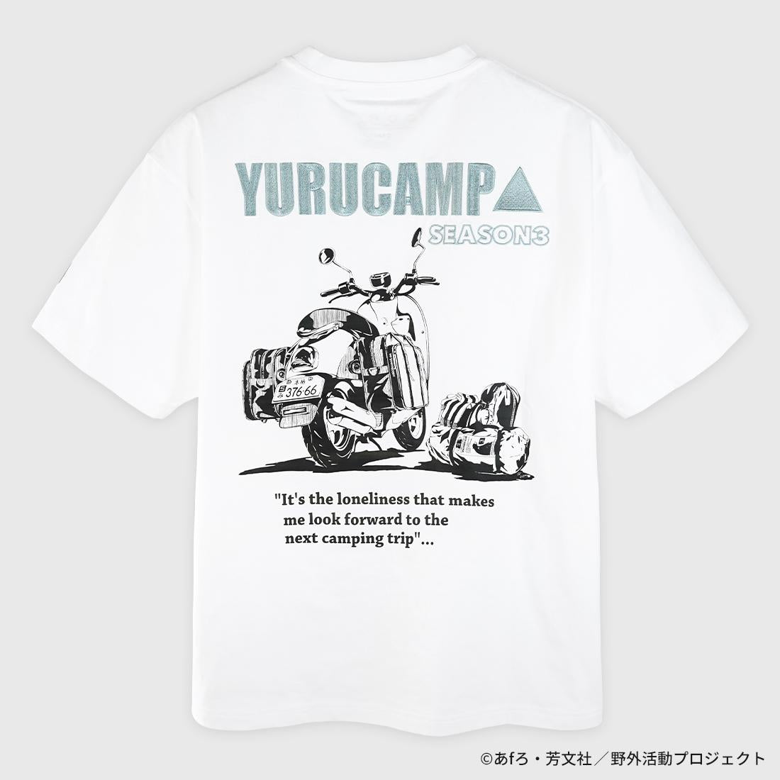 《搖曳露營》（搖曳露營） Rin Bike Graphic系列 L尺碼 T恤