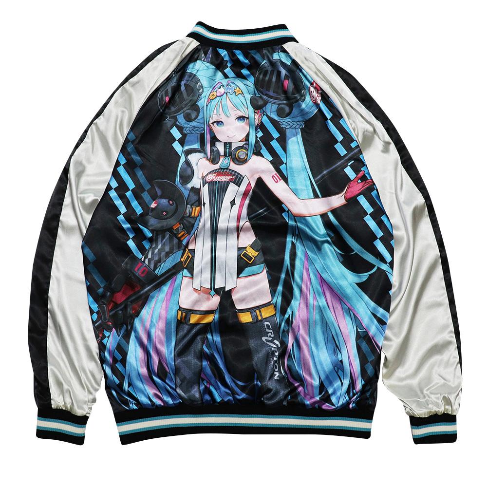 《初音未來》（初音未來） GT項目系列 MIKU 刺繡夾克 2026款 XXL尺碼