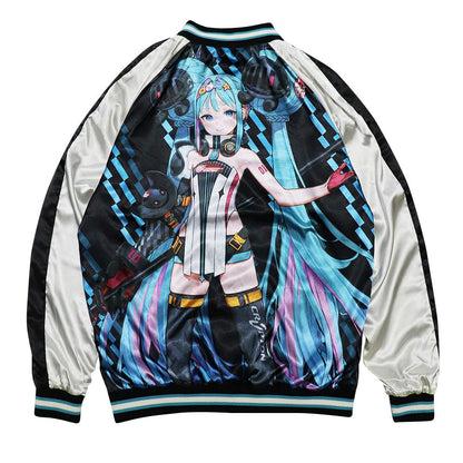 《初音未來》（初音未來） GT項目系列 MIKU 刺繡夾克 2026款 XXL尺碼