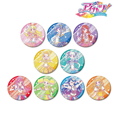 アイカツ！（偶像活動） Ani-Art clear label 閃粉徽章 完整套裝（9包入）