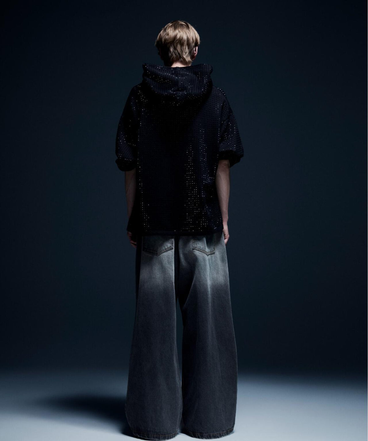 DankeSchon 12oz 水洗做舊 寬鬆 牛仔褲 BAGGY JEANS FADE款