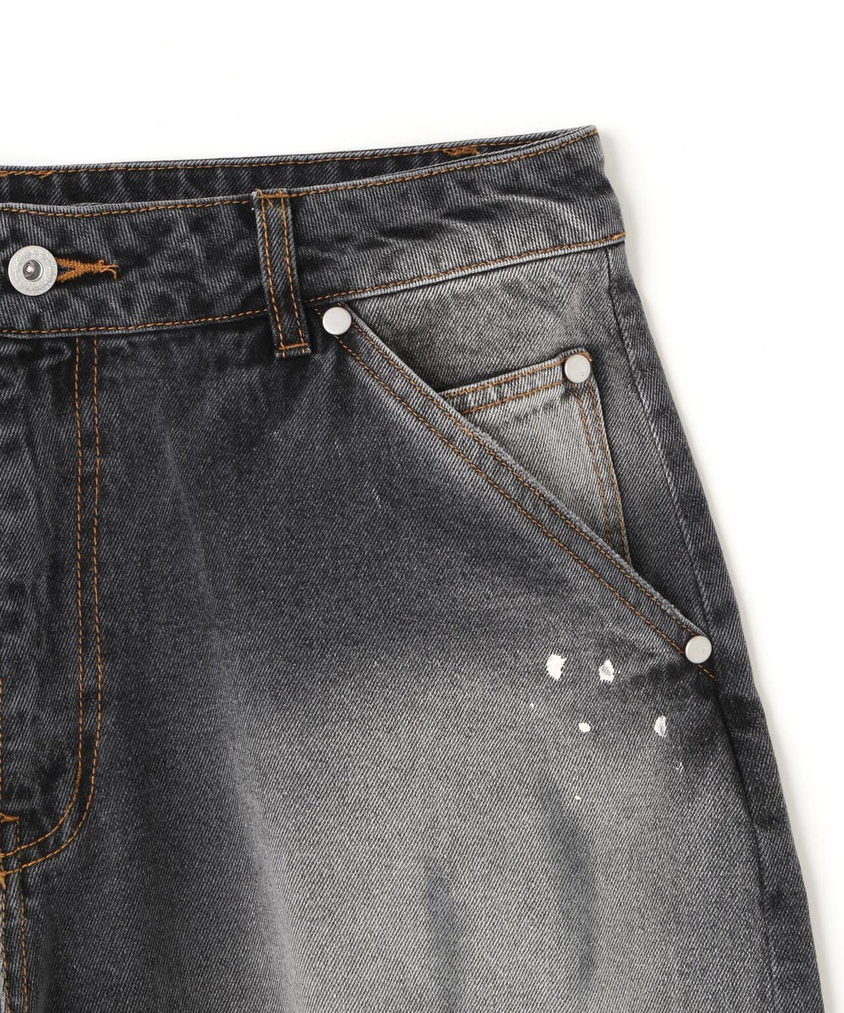 DankeSchon 12oz 水洗做舊 寬鬆 牛仔褲 BAGGY JEANS FADE款