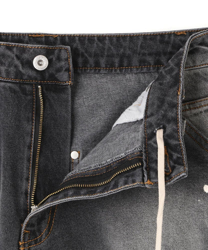 DankeSchon 12oz 水洗做舊 寬鬆 牛仔褲 BAGGY JEANS FADE款