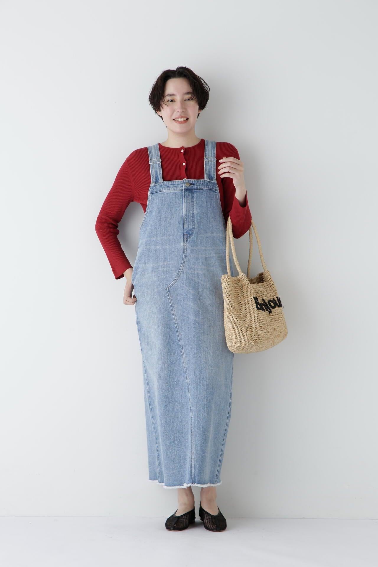 Healthy DENIM合作 I字版型揹帶褲