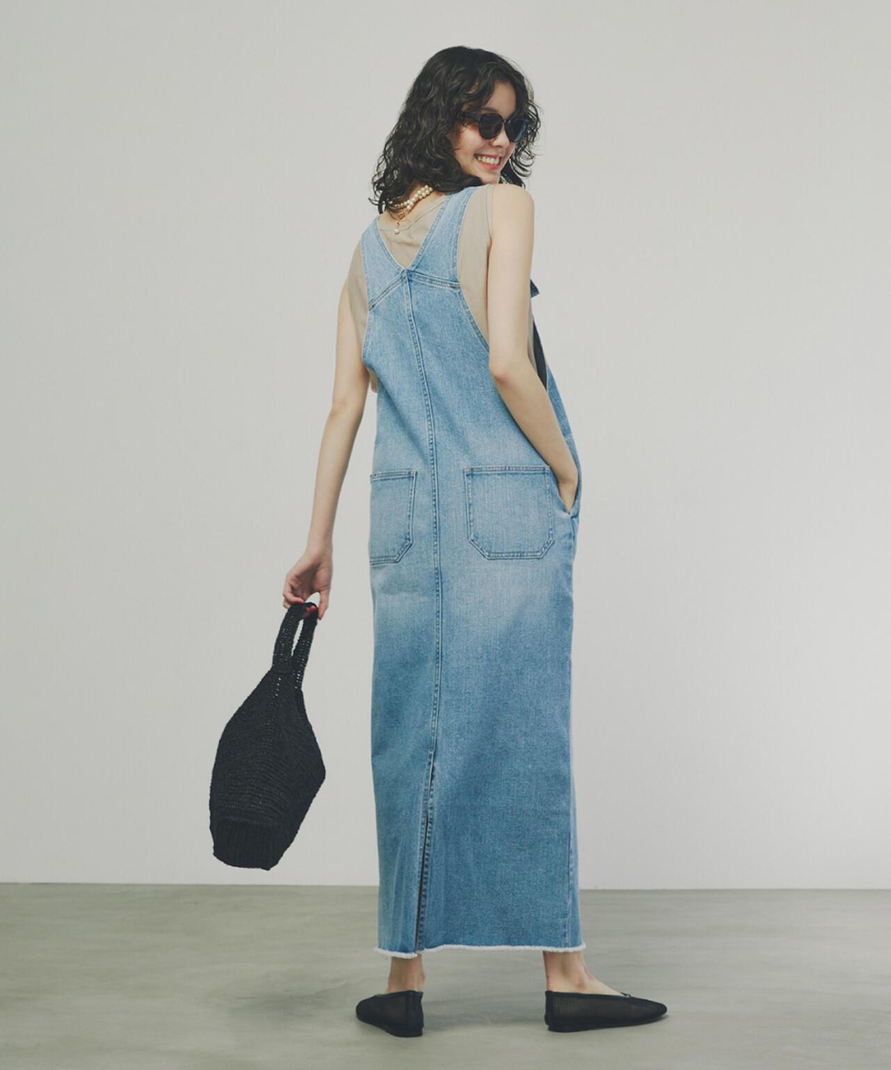 Healthy DENIM合作 I字版型揹帶褲