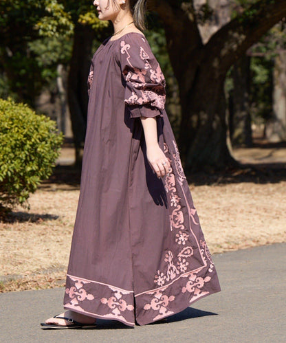 Aguni 2WAY 蓬鬆廓形 刺繡 連衣裙