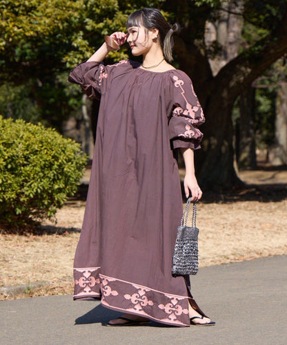 Aguni 2WAY 蓬鬆廓形 刺繡 連衣裙