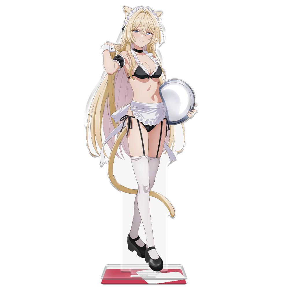 わたしが戀人になれるわけないじゃん、ムリムリ!（※ムリじゃなかった!?）（我怎麼可能成為你的戀人，不可能不可能！（※不是不可能!?）） 王塚真唯 大號亞克力角色立牌 貓耳水著メイドver. 新繪款