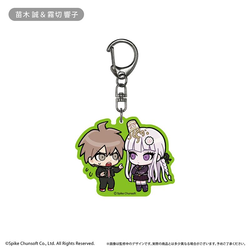 ダンガンロンパ是明確的知名 IP，わいわい 在國內無固定叫法，按規則需轉成可識別的中文系列名，因此使用“歡樂系列”。 最終商品名如下： ダンガンロンパ1・2 Reload（彈丸論破1・2 Reload） 歡樂系列 亞克力鑰匙扣 完整套裝（9個裝）