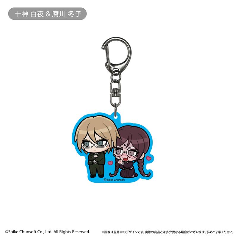 ダンガンロンパ是明確的知名 IP，わいわい 在國內無固定叫法，按規則需轉成可識別的中文系列名，因此使用“歡樂系列”。 最終商品名如下： ダンガンロンパ1・2 Reload（彈丸論破1・2 Reload） 歡樂系列 亞克力鑰匙扣 完整套裝（9個裝）