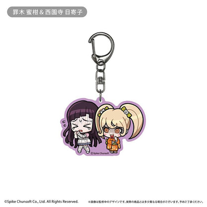 ダンガンロンパ是明確的知名 IP，わいわい 在國內無固定叫法，按規則需轉成可識別的中文系列名，因此使用“歡樂系列”。 最終商品名如下： ダンガンロンパ1・2 Reload（彈丸論破1・2 Reload） 歡樂系列 亞克力鑰匙扣 完整套裝（9個裝）