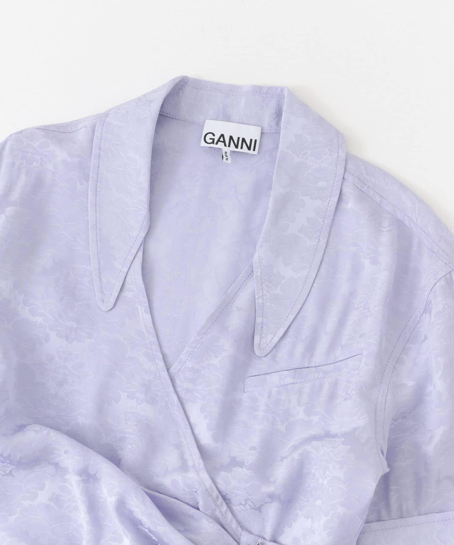GANNI Viscose Jacquard One-Piece 連衣裙