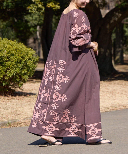 Aguni 2WAY 蓬鬆廓形 刺繡 連衣裙