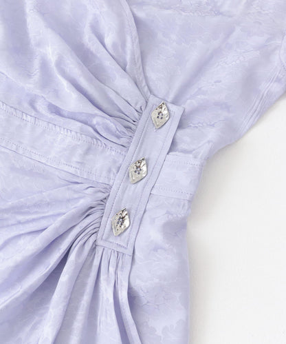 GANNI Viscose Jacquard One-Piece 連衣裙