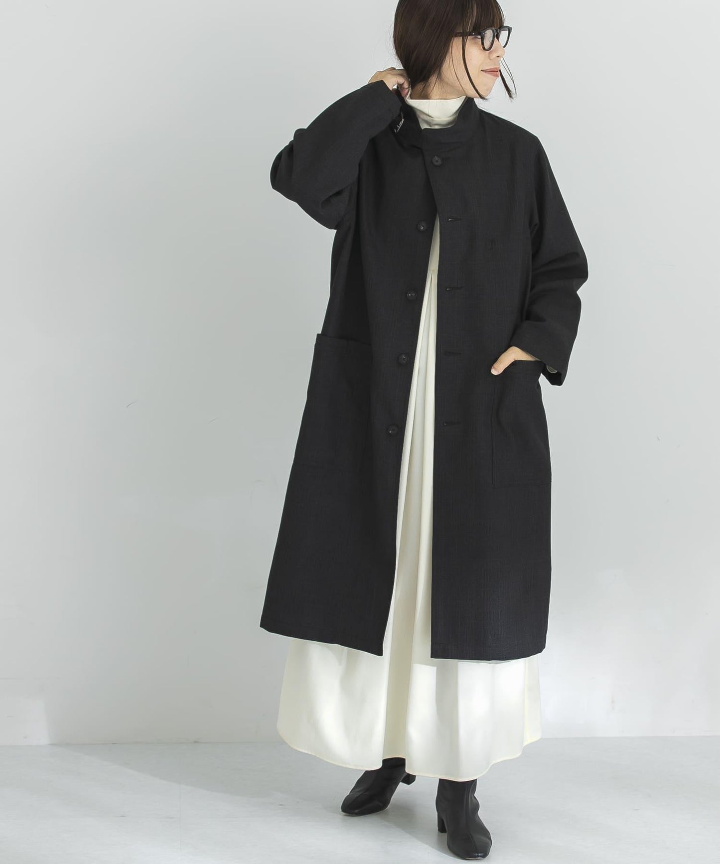 聯名款 SEEALL×URBAN RESEARCH 立領大衣