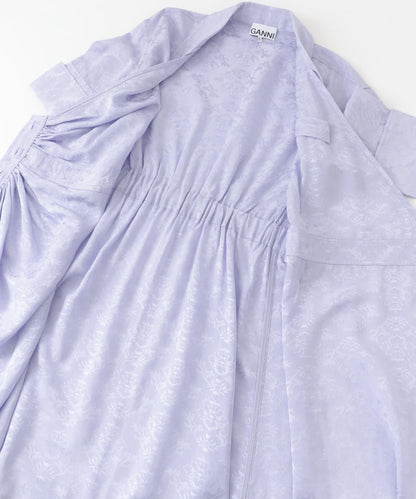 GANNI Viscose Jacquard One-Piece 連衣裙