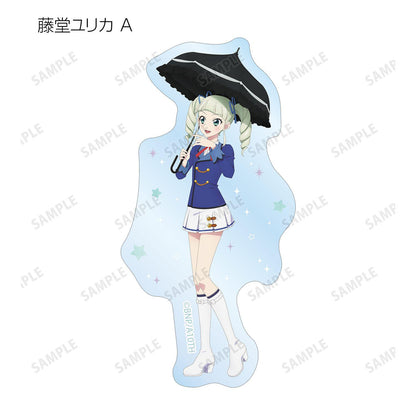 アイカツ！ 10th STORY ～未來へのSTARWAY～（偶像活動！10th STORY ～通往未來的STARWAY～） 新繪版 第一期 歩み 隨機異形貼紙 12包整盒