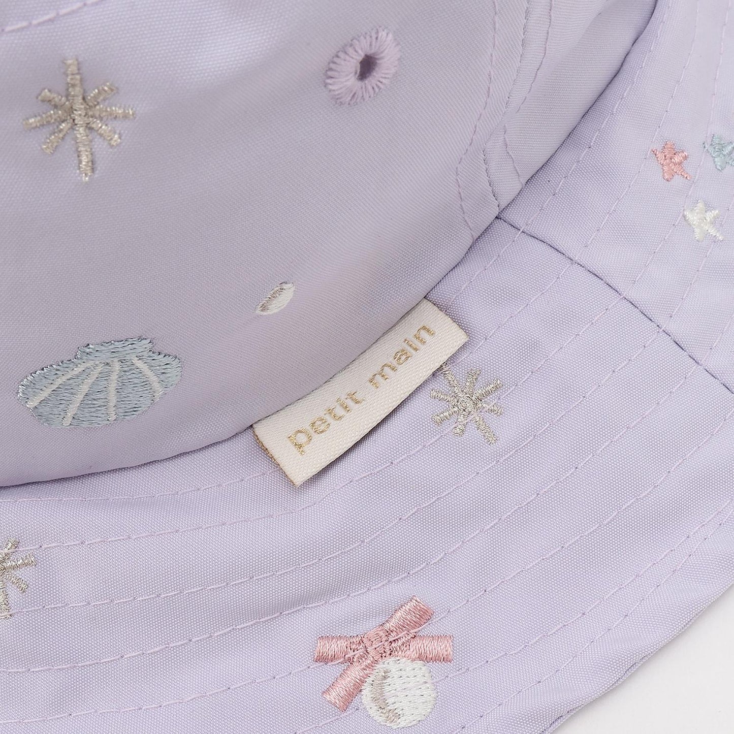 遮熱 刺繡 漁夫帽