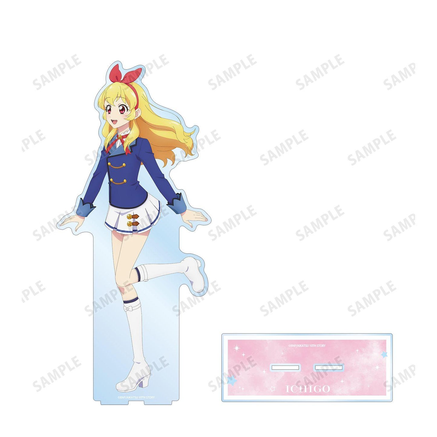 アイカツ！ 10th STORY ～未來へのSTARWAY～（偶像活動！10th STORY ～未來へのSTARWAY～） 星宮いちご 歩みver. 特大亞克力立牌