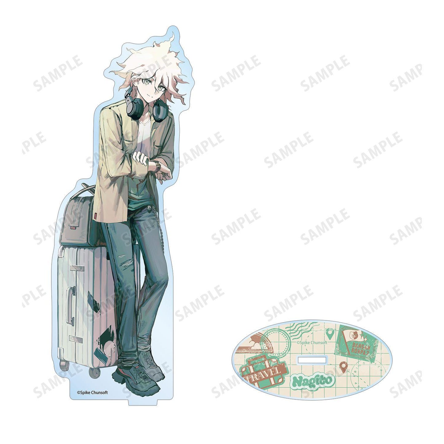 《彈丸論破》（彈丸論破） 插畫系列 狛枝凪鬥 大號亞克力立牌 私服旅行ver.