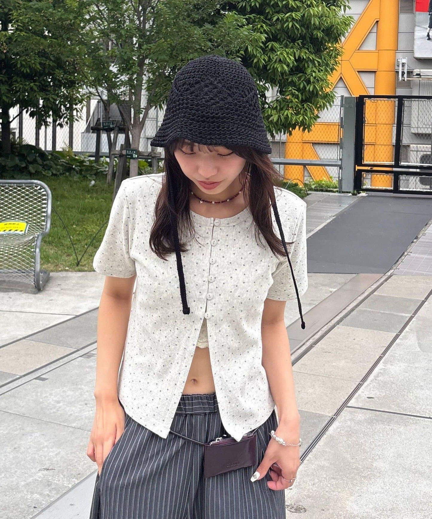 鏤空鉤編夏日漁夫帽