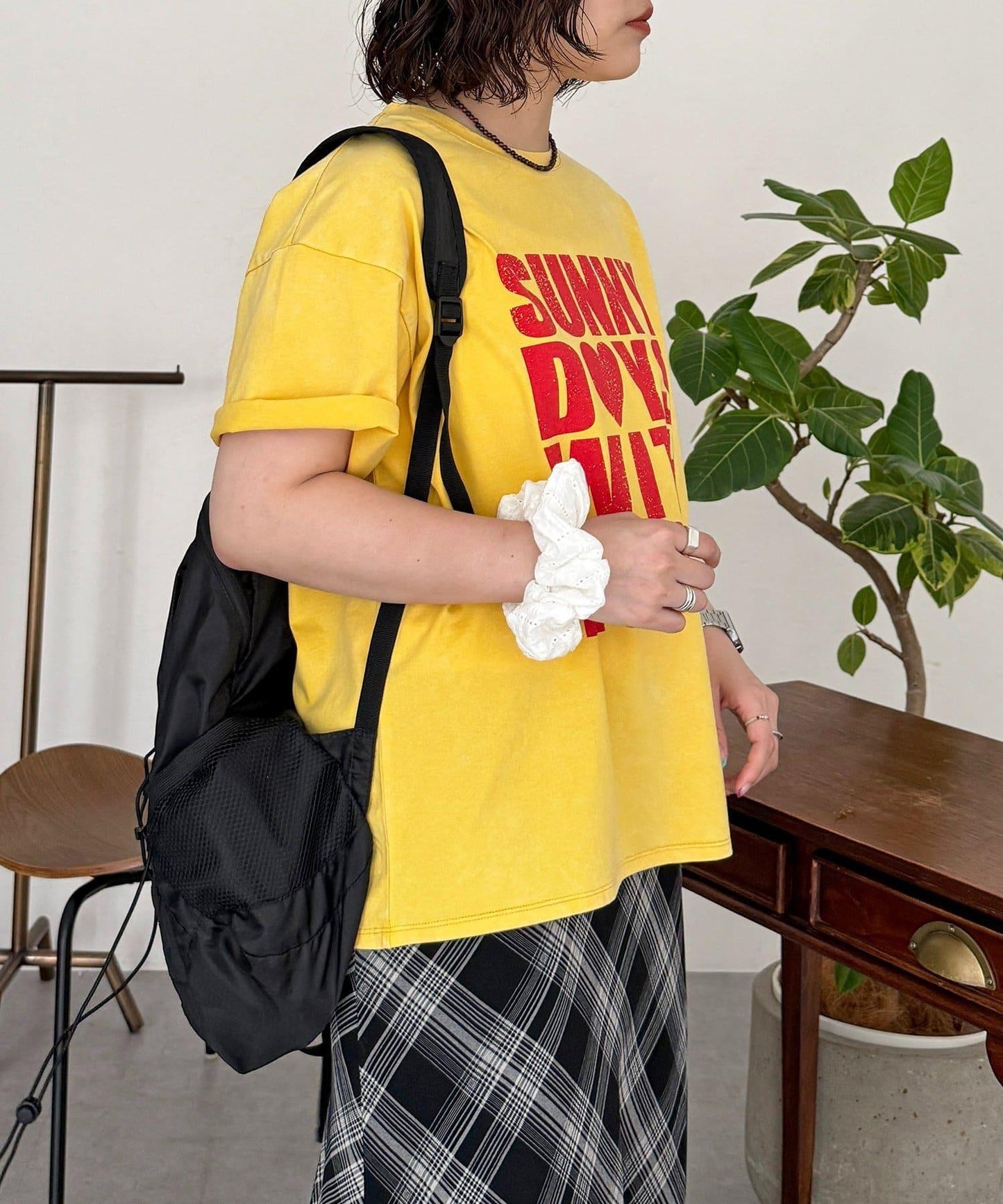 粉感短袖T恤