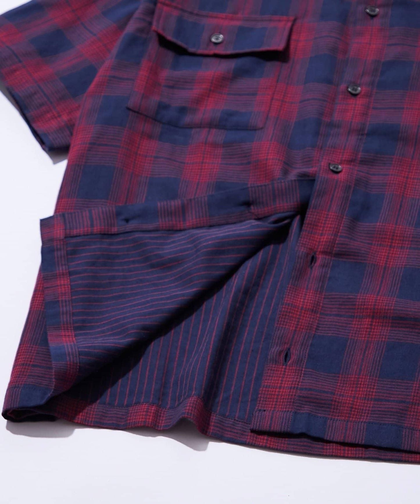 WHO'S WHO gallery 格紋短袖襯衫