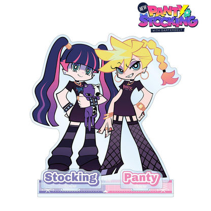 New PANTY ＆ STOCKING with GARTERBELT（吊帶襪天使） パンティ＆ストッキング 含配件大號亞克力立牌 モデルver. B款
