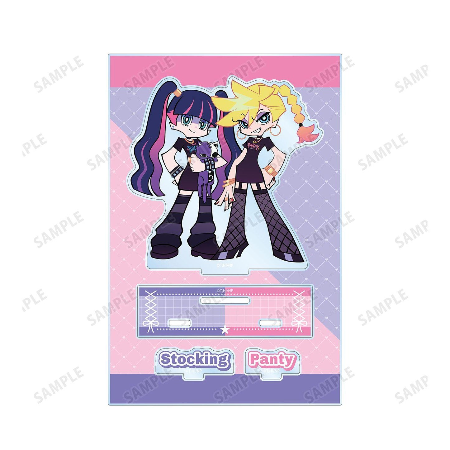 New PANTY ＆ STOCKING with GARTERBELT（吊帶襪天使） パンティ＆ストッキング 含配件大號亞克力立牌 モデルver. B款