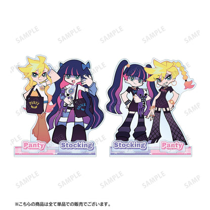 New PANTY ＆ STOCKING with GARTERBELT（吊帶襪天使） パンティ＆ストッキング 含配件大號亞克力立牌 モデルver. B款