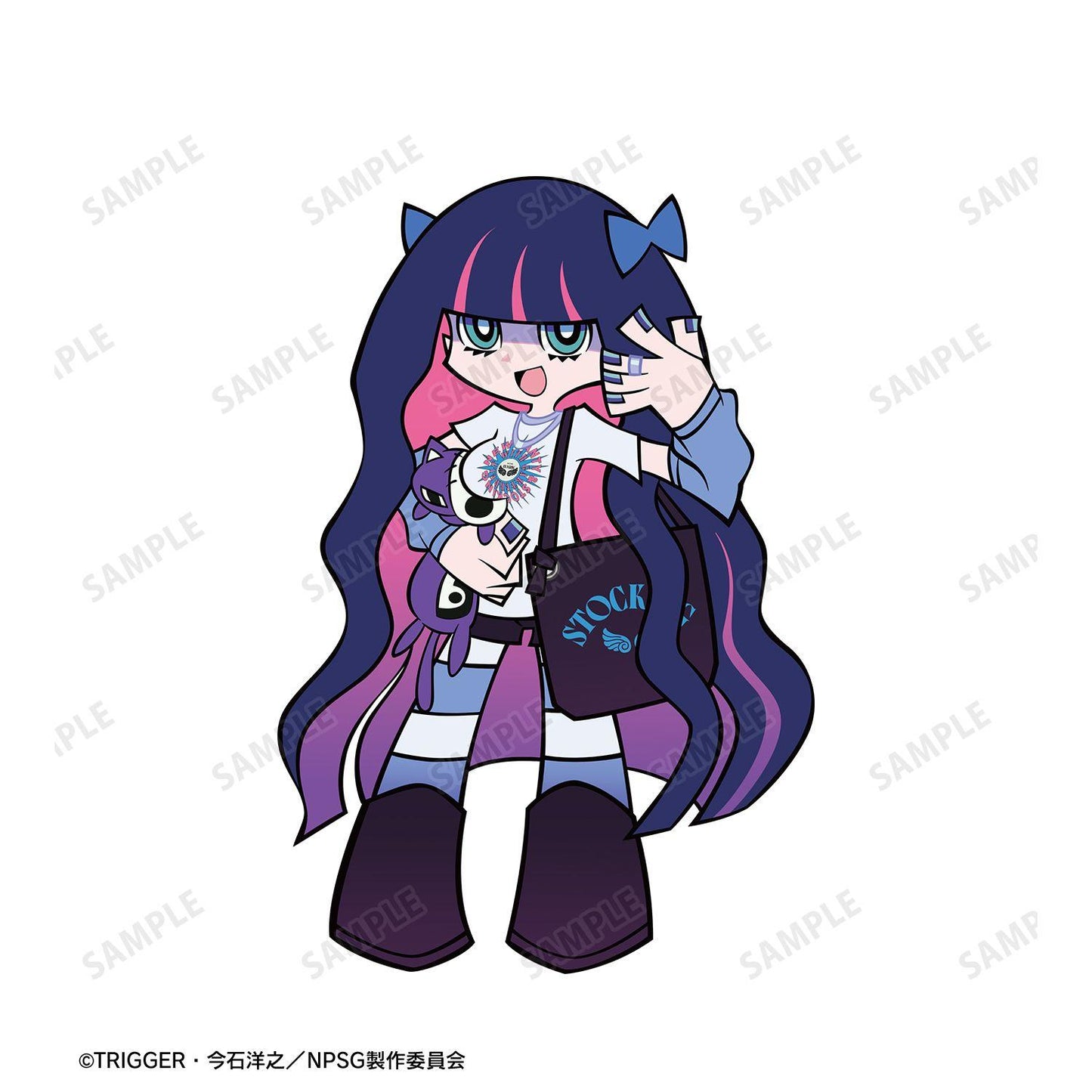 New PANTY ＆ STOCKING with GARTERBELT（吊帶襪天使） ストッキング 寬鬆版T恤 A款 XL