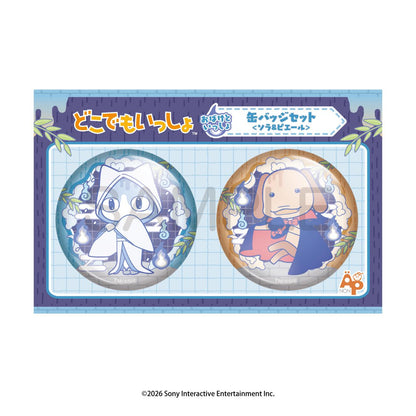 《隨身玩伴多羅貓》 幽靈同伴系列 ソラ&ピエール 徽章套組