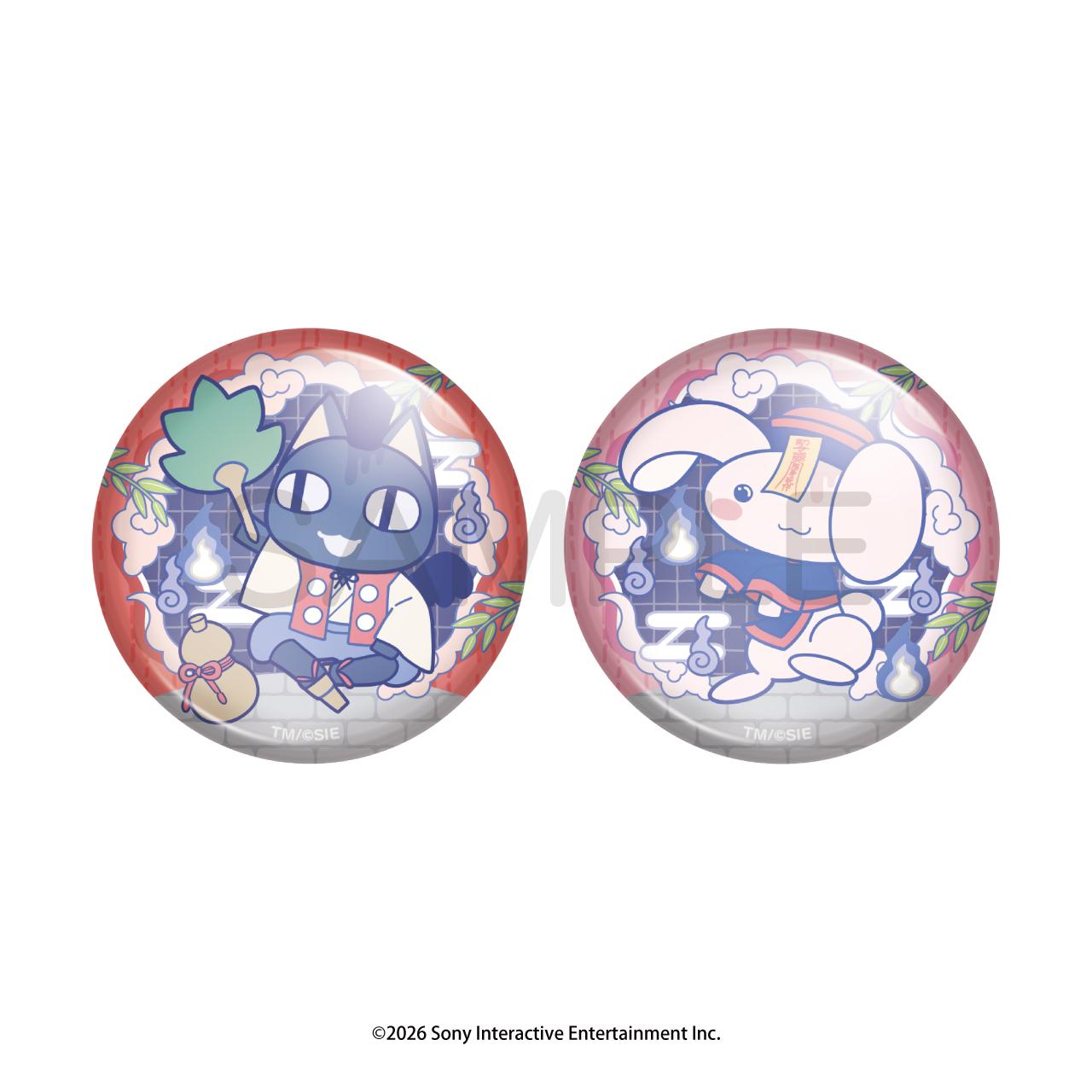 《隨身玩伴多羅貓》 小幽靈系列 クロ&ジュン 徽章套裝