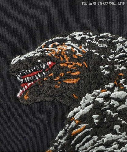 ゴジラ（哥斯拉） 刺繡襯衫 成人款