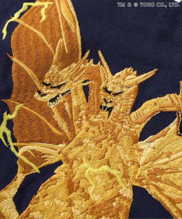 ゴジラ（哥斯拉） 刺繡襯衫 成人款