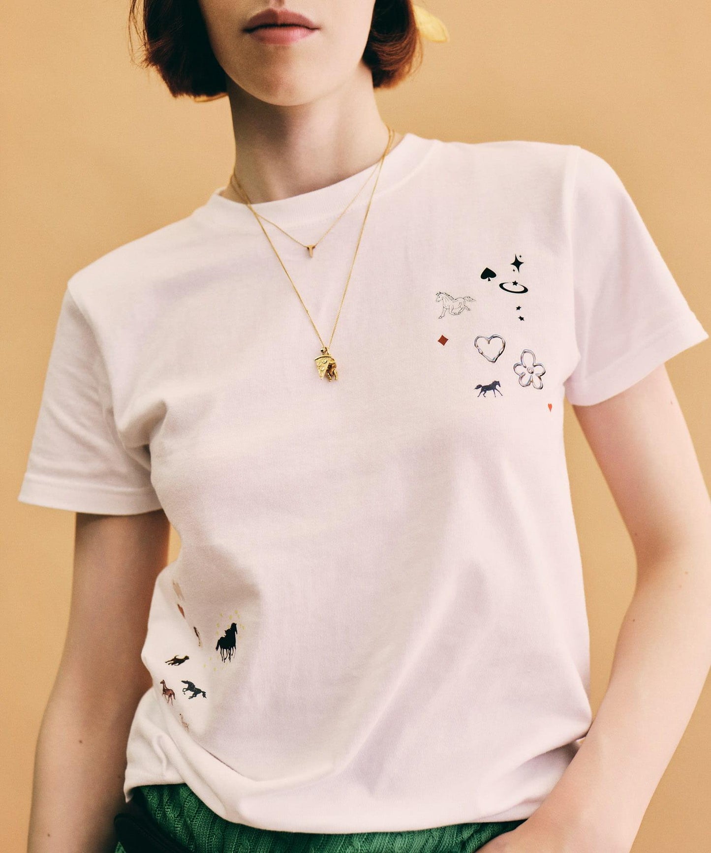 Teya STICKER T-SHIRTS T恤