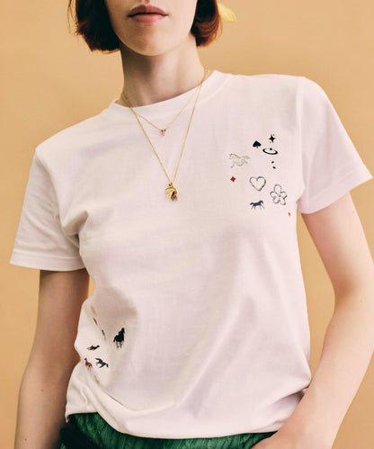 Teya STICKER T-SHIRTS T恤