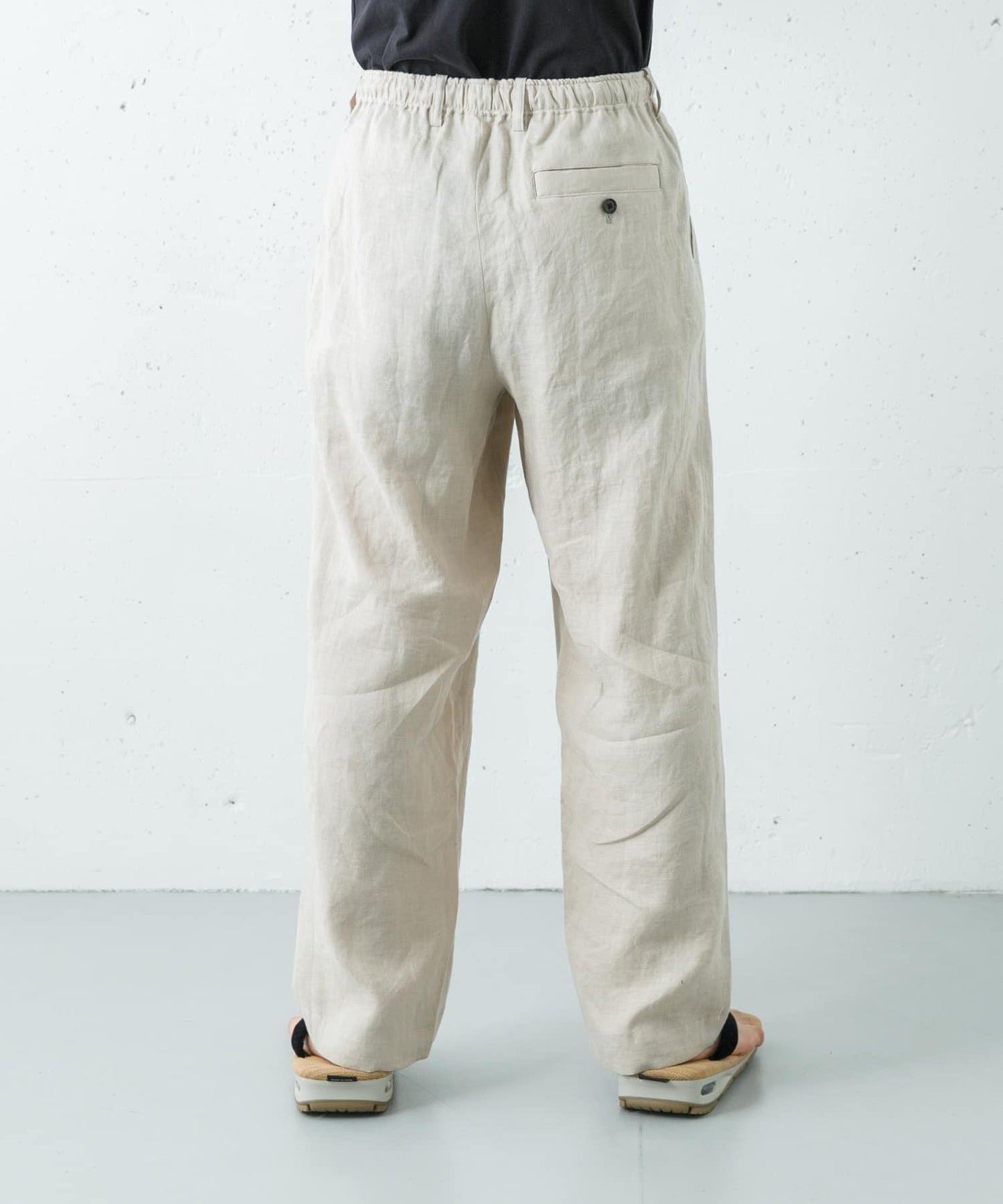 MARKAWARE DOUBLE PLEATED EASY TROUSERS 雙褶鬆緊長褲