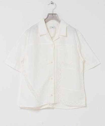 蕾絲拼接 Teya LACE PANEL SHIRTS 襯衫