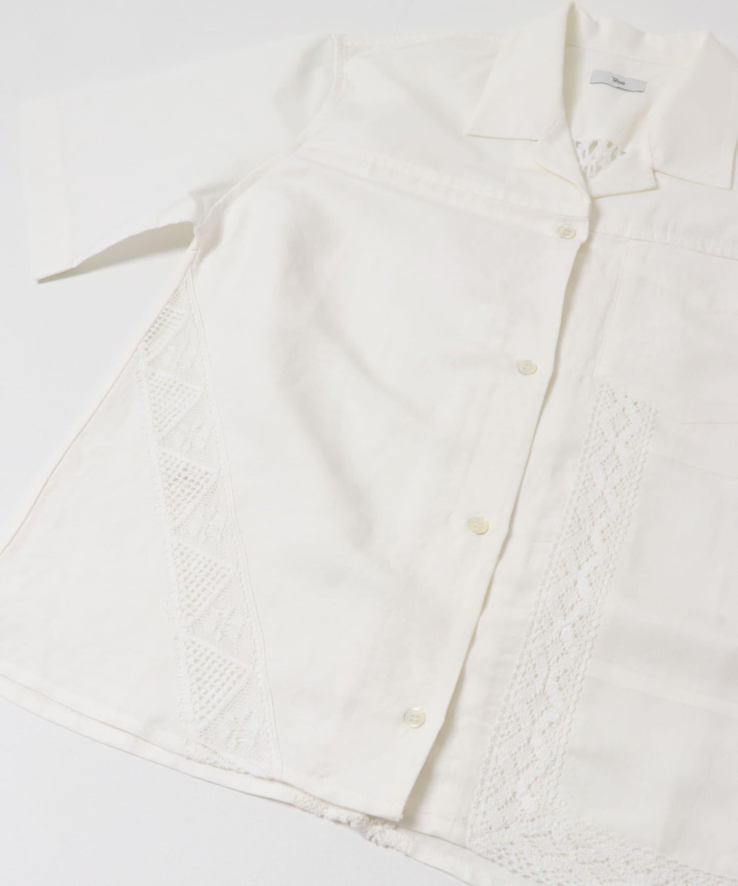 蕾絲拼接 Teya LACE PANEL SHIRTS 襯衫