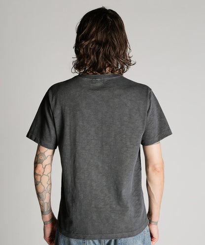 SLUB HENLEY T-SHIRT 竹節面料 Henley T恤
