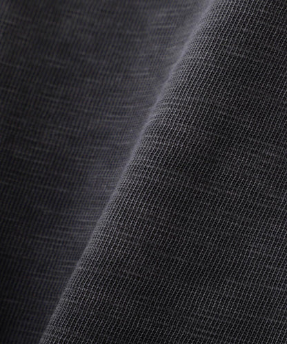 SLUB HENLEY T-SHIRT 竹節面料 Henley T恤