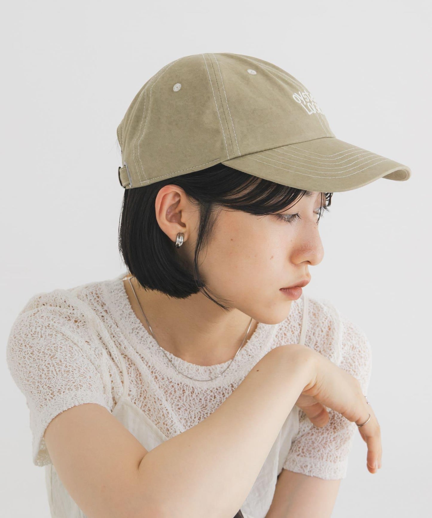 手繪風刺繡棒球帽