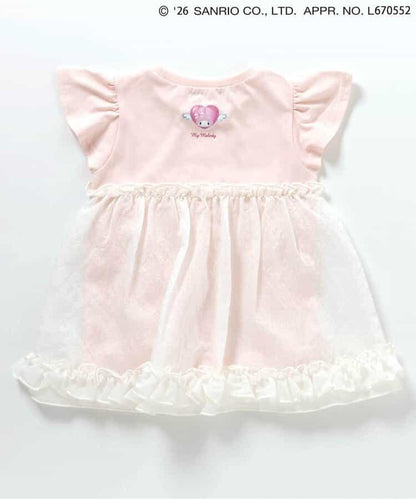 My Melody&《庫洛米》 閃亮印花 線上限定 接觸涼感 罩衫上衣