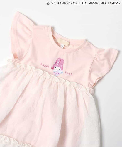 My Melody&《庫洛米》 閃亮印花 線上限定 接觸涼感 罩衫上衣