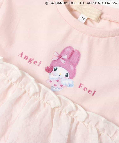 My Melody&《庫洛米》 閃亮印花 線上限定 接觸涼感 罩衫上衣