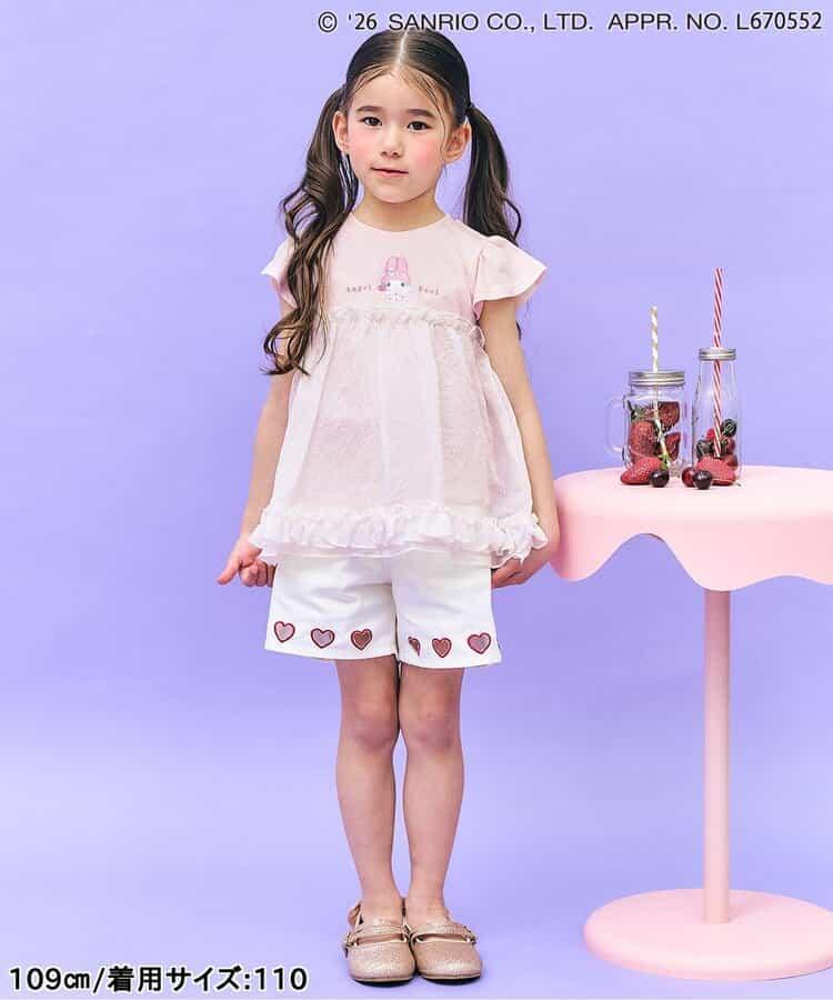 My Melody&《庫洛米》 閃亮印花 線上限定 接觸涼感 罩衫上衣